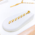 Contemporary Link Necklace 22k Gold Set