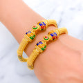 Majestic Floral Meenakari Bangles