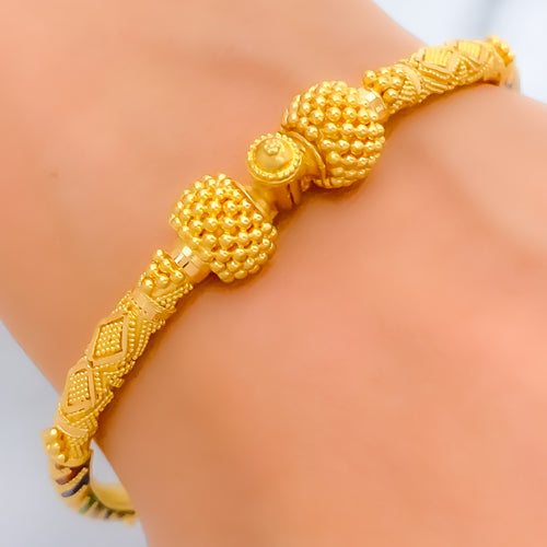 Graceful Meenakari Beaded Bangle