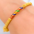 Graceful Meenakari Beaded Bangle