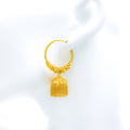 Exclusive Royal Chandelier 22k Gold Earrings