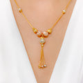 Elegant Three-Tone Necklace