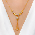 Dotted Two-Tone Necklace