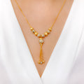 Dotted Two-Tone Necklace