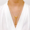 Star-Accented Matte Necklace