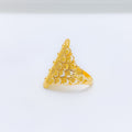 Exclusive Floral Cluster 22k Gold Ring