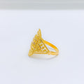 Opulent Oval 22k Gold Ring