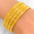 22k-gold-Exclusive Traditional Motif Bangles