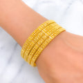 22k-gold-Exclusive Traditional Motif Bangles