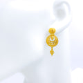 Elegant Chand Hanging 22k Gold Earrings