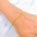 22k-gold-Glossy Chic Chain Bracelet