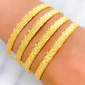 22k-gold-High Finish Stately Bangles