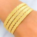 22k-gold-High Finish Stately Bangles