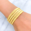 22k-gold-High Finish Stately Bangles