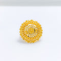 Classy Elevated Dome 22k Gold Ring