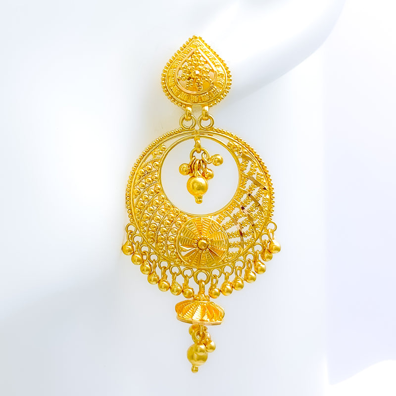 Stunning Contemporary Chand Earrings
