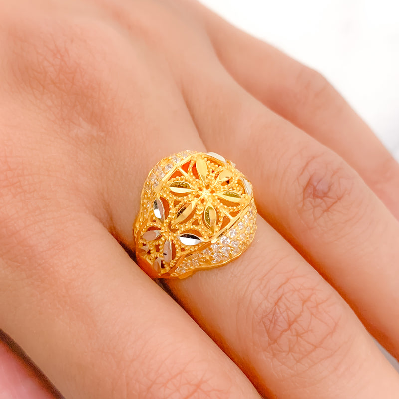 Royal Elevated CZ Ring