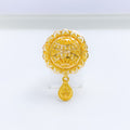 Posh Polished Tassel 22k Gold Ring