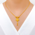 Classy Striking 22k Gold Necklace Set