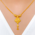 Classy Striking 22k Gold Necklace Set