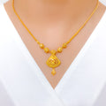 Stately Symmetrical 22k Gold Necklace Set