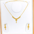 Evergreen Beaded 22k Gold Necklace Set