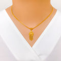 Charming Chic Tassel 22k Gold Necklace Set