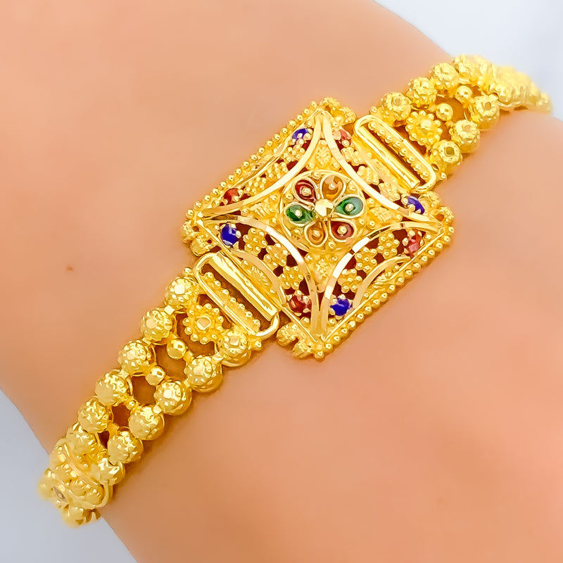 22k-gold-extravagant-meenakari-bracelet