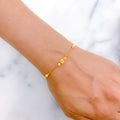 Glistening Yellow Gold Bracelet