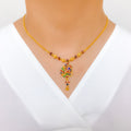 Exquisite Traditional 22k Gold Necklace Set