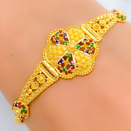 22k-gold-radiant-colorful-bracelet