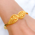 Elegant Round Bangle 22k Gold Bracelet