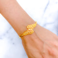 Charming Vinery Bangle 22k Gold Bracelet