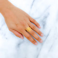 Petite Oval 22k Gold Ring