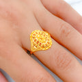 Petite Oval 22k Gold Ring