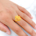 Petite Oval 22k Gold Ring