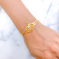 Upscale Two-Tone Bangle Bracelet