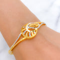 Upscale Two-Tone Bangle Bracelet