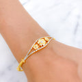 Shiny Hidden Hearts Bangle Bracelet