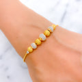 Opulent Shimmering Two-Tone Bracelet