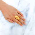 Dainty Elongated 22k Gold Ring