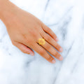 Beaded 22k Gold Ring