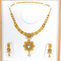 Exquisite Antique 22k Gold Flower Set