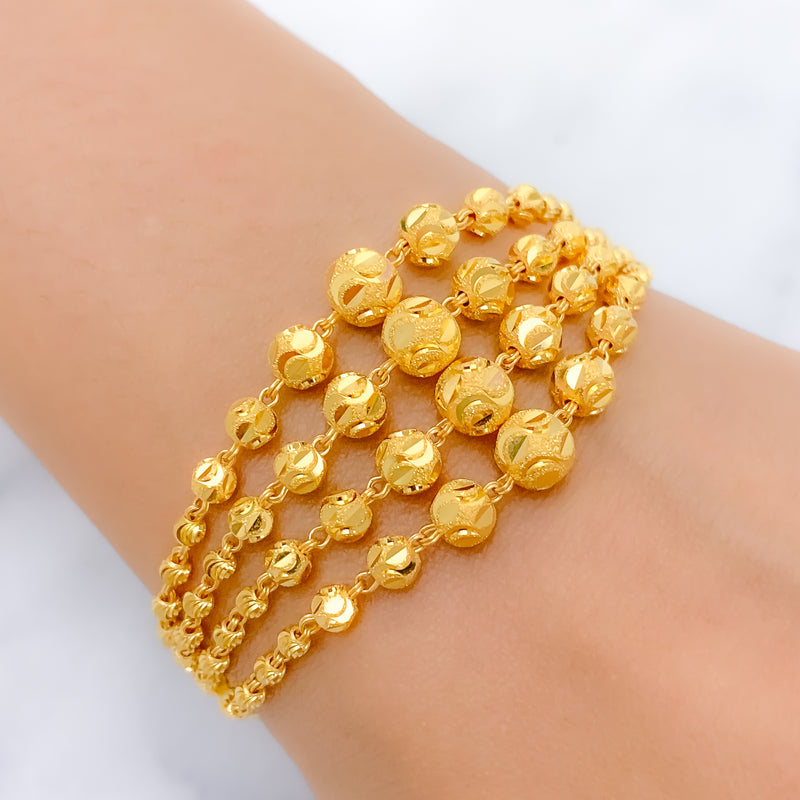 Exclusive Four-Chain 22k Gold Bracelet