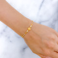 Unique Orb 22k Gold Bracelet