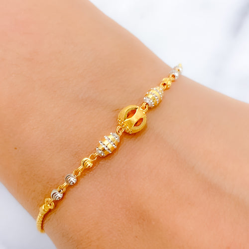 Unique Orb 22k Gold Bracelet