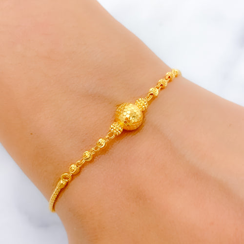 Gold Orb 22k Gold Bracelet