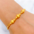 Dotted Bead 22k Gold Bracelet
