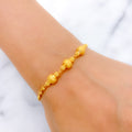 Dotted Bead 22k Gold Bracelet