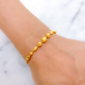 Dressy Bead 22k Gold Bracelet